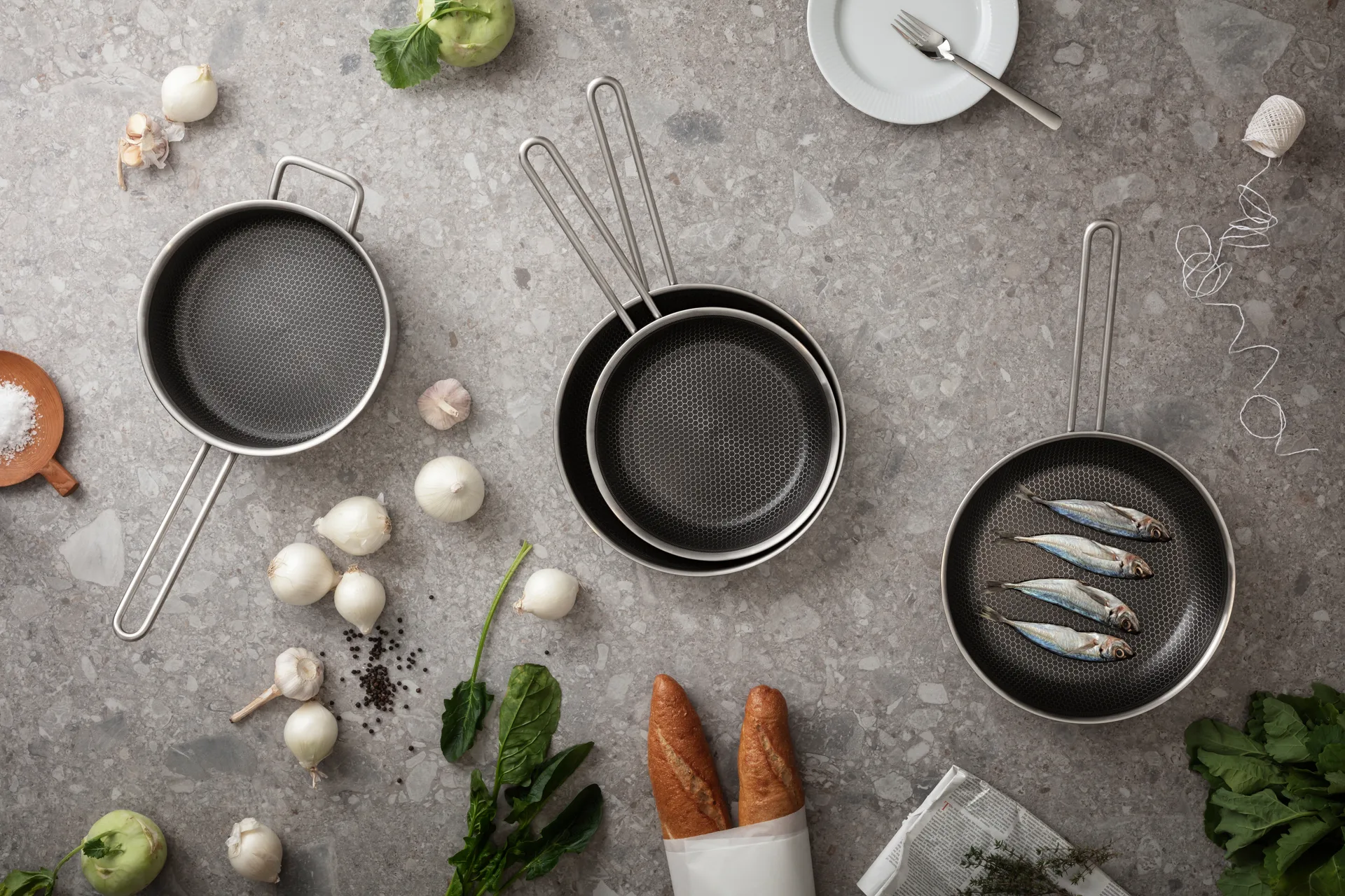 Eva Trio Multi Sautierpfanne Mosaic Slip-Let, 24 cm Eva Solo