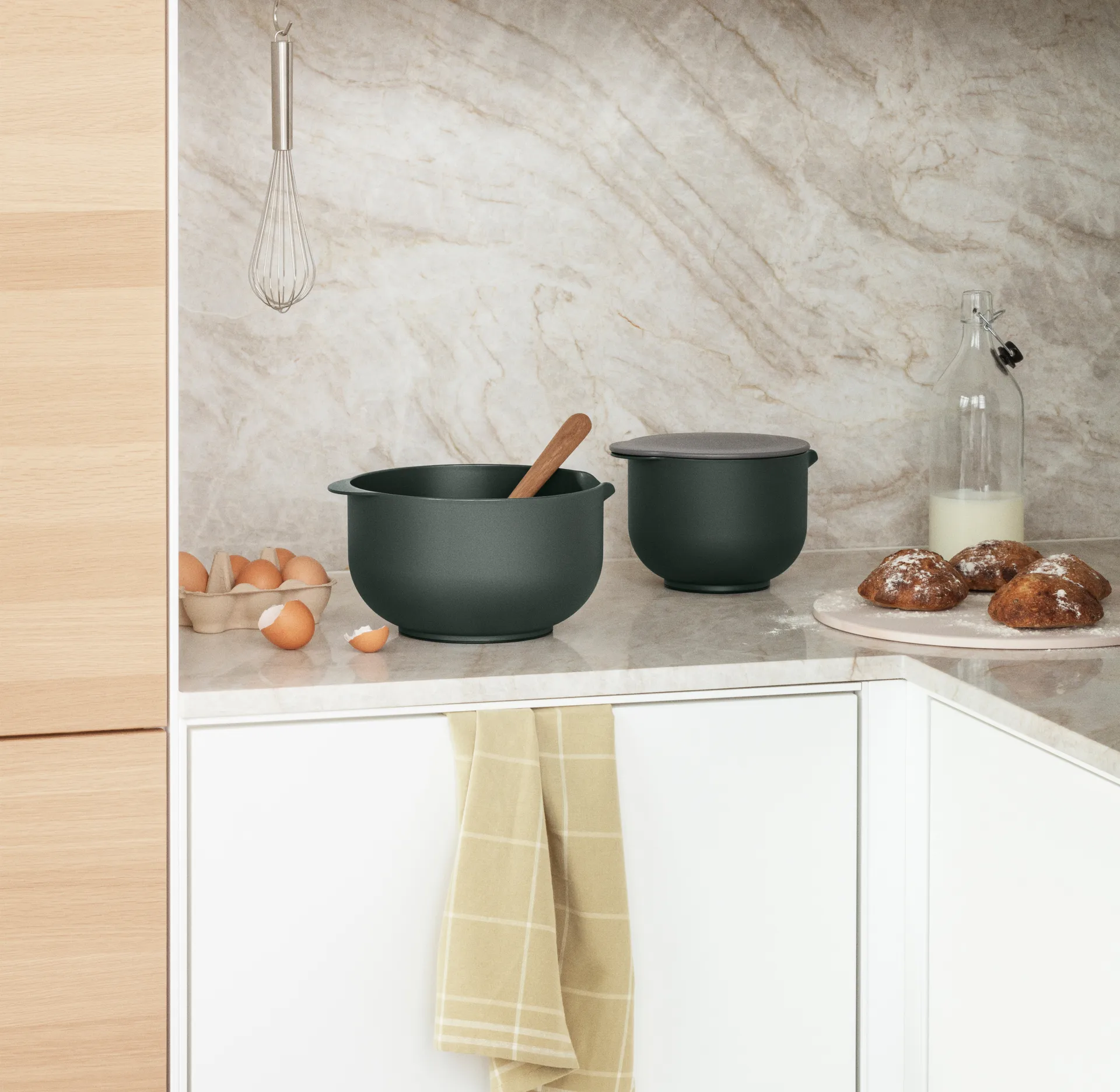Eva Trio Rührschüssel, Emerald green, 3-teilig Eva Solo