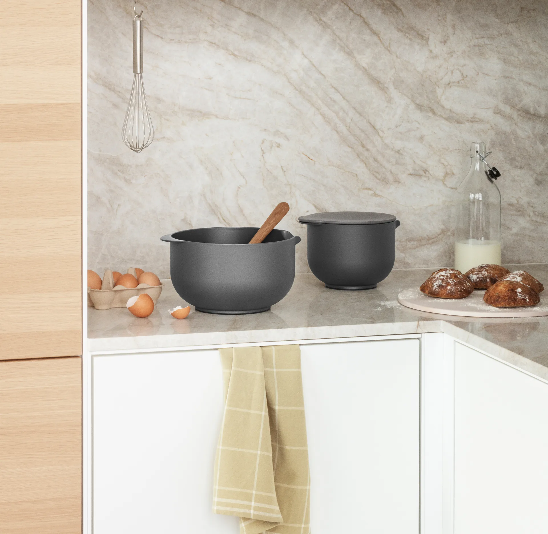 Eva Trio Rührschüssel, Grey, 3-teilig Eva Solo