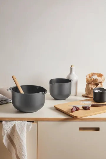 Eva Trio Rührschüssel - Grey, 3-teilig - Eva Solo