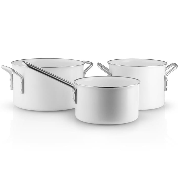 Eva Trio White Line Kochtopfset - 3er Set - Eva Solo