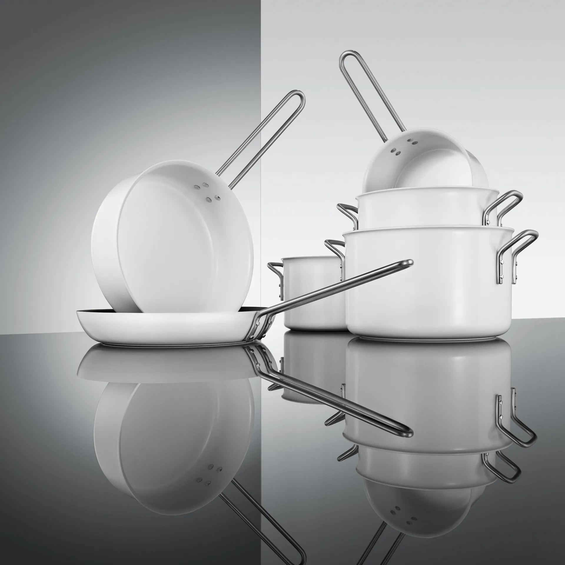 Eva Trio White Line Topf, 7 Liter Eva Solo