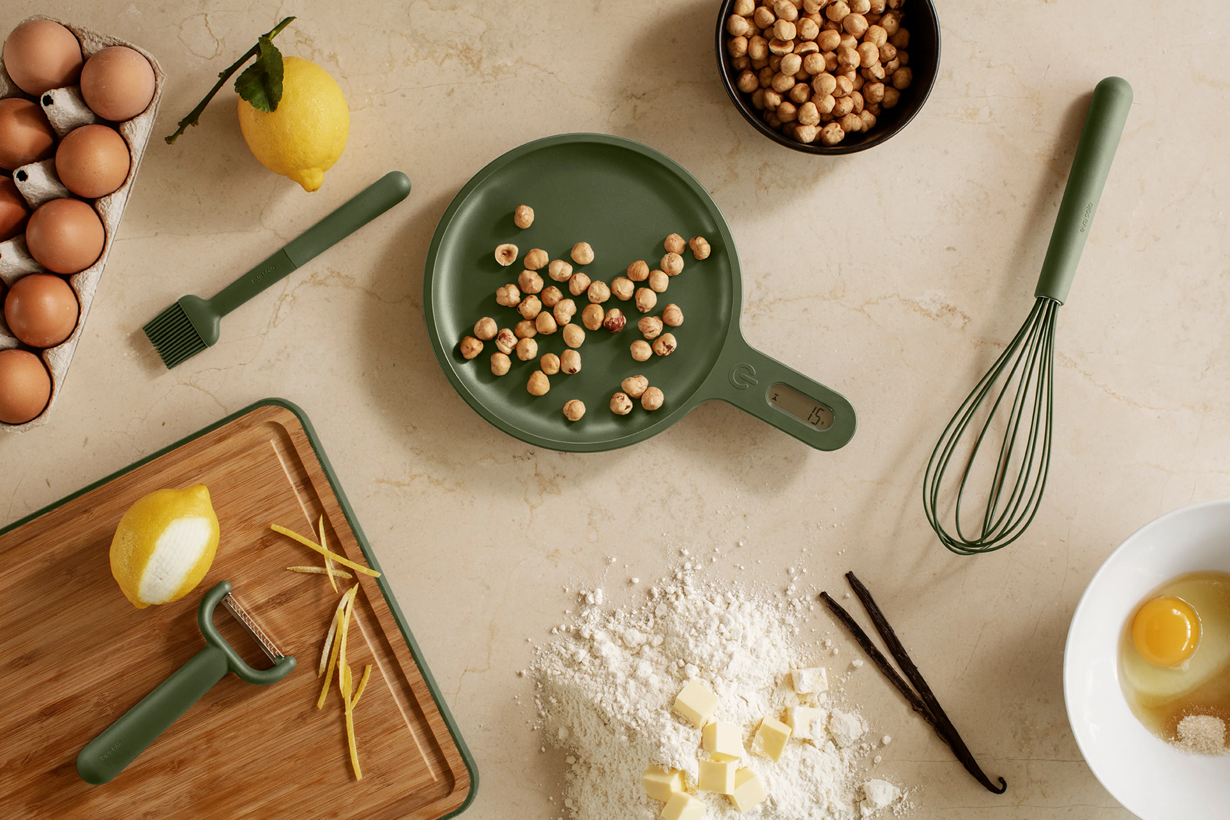 EVA SOLO Patty-Presse – Perfekte Burger-Patties & Veggie-Laibchen Formen, Green Tools Serie
