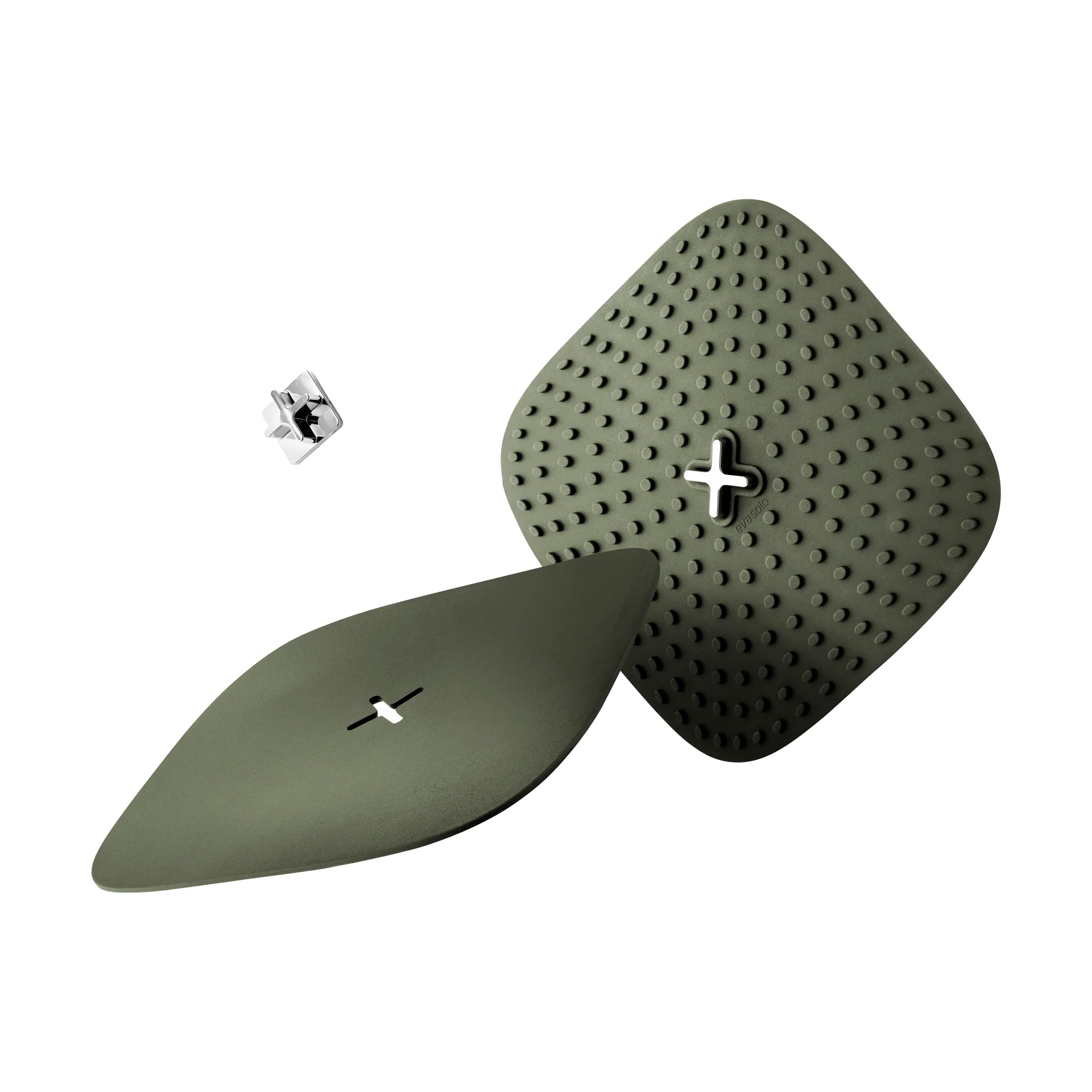 Green Tool Topflappen mit Haken 18x18 cm 2er-Pack, Grün Eva Solo