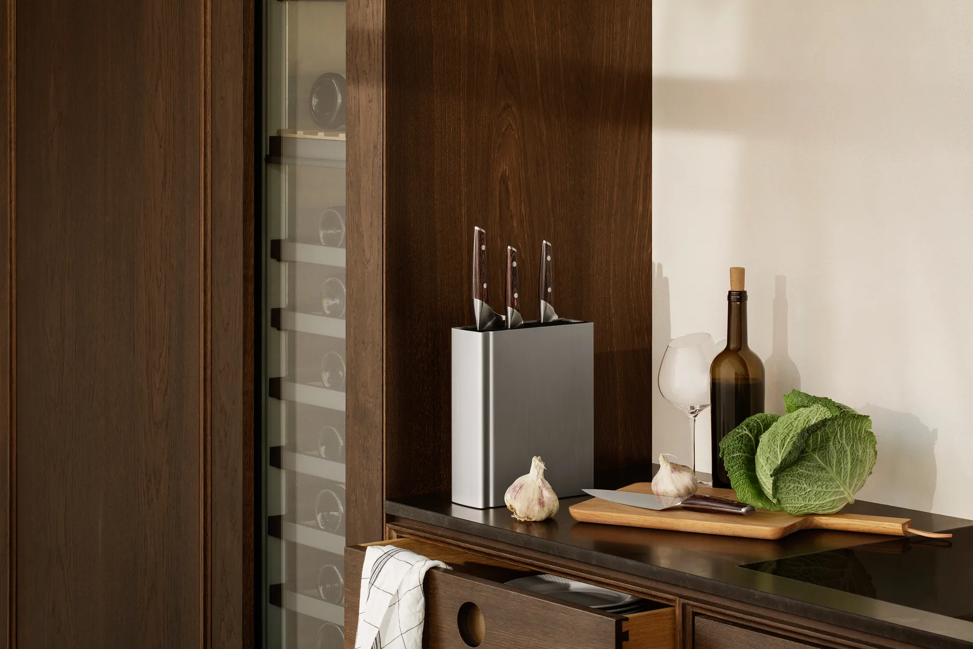 Lexicon Messerblock, Grau Eva Solo