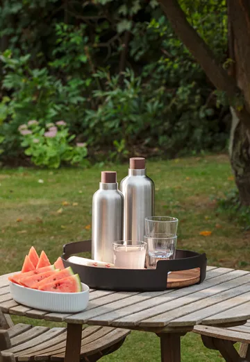Liquid lounge Thermosflasche - Brushed steel, 1 l - Eva Solo