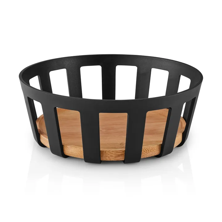 Nordic kitchen Brotkorb - Black, groß, Ø24,5 cm - Eva Solo