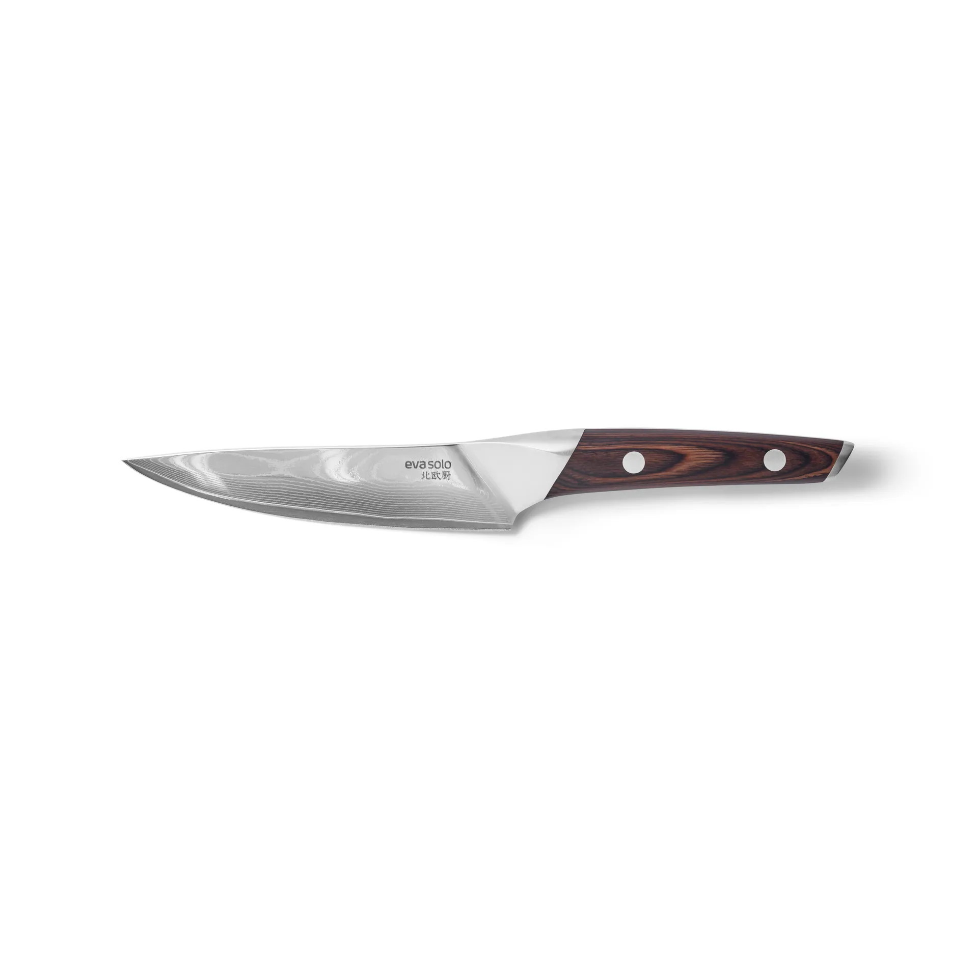 Nordic Kitchen Gemüsemesser 13 cm, Damaststahl Eva Solo