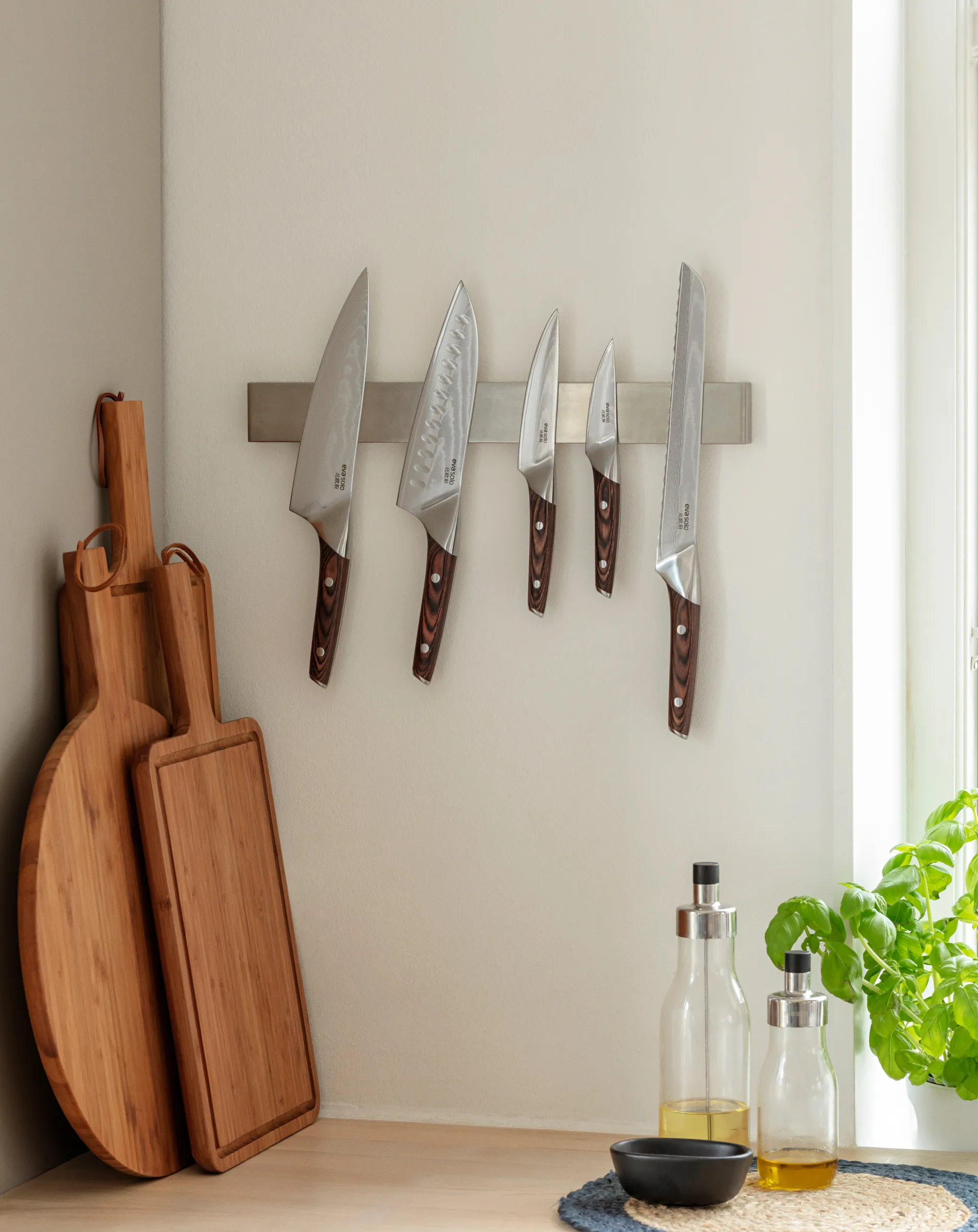 Nordic Kitchen Gemüsemesser 13 cm, Damaststahl Eva Solo