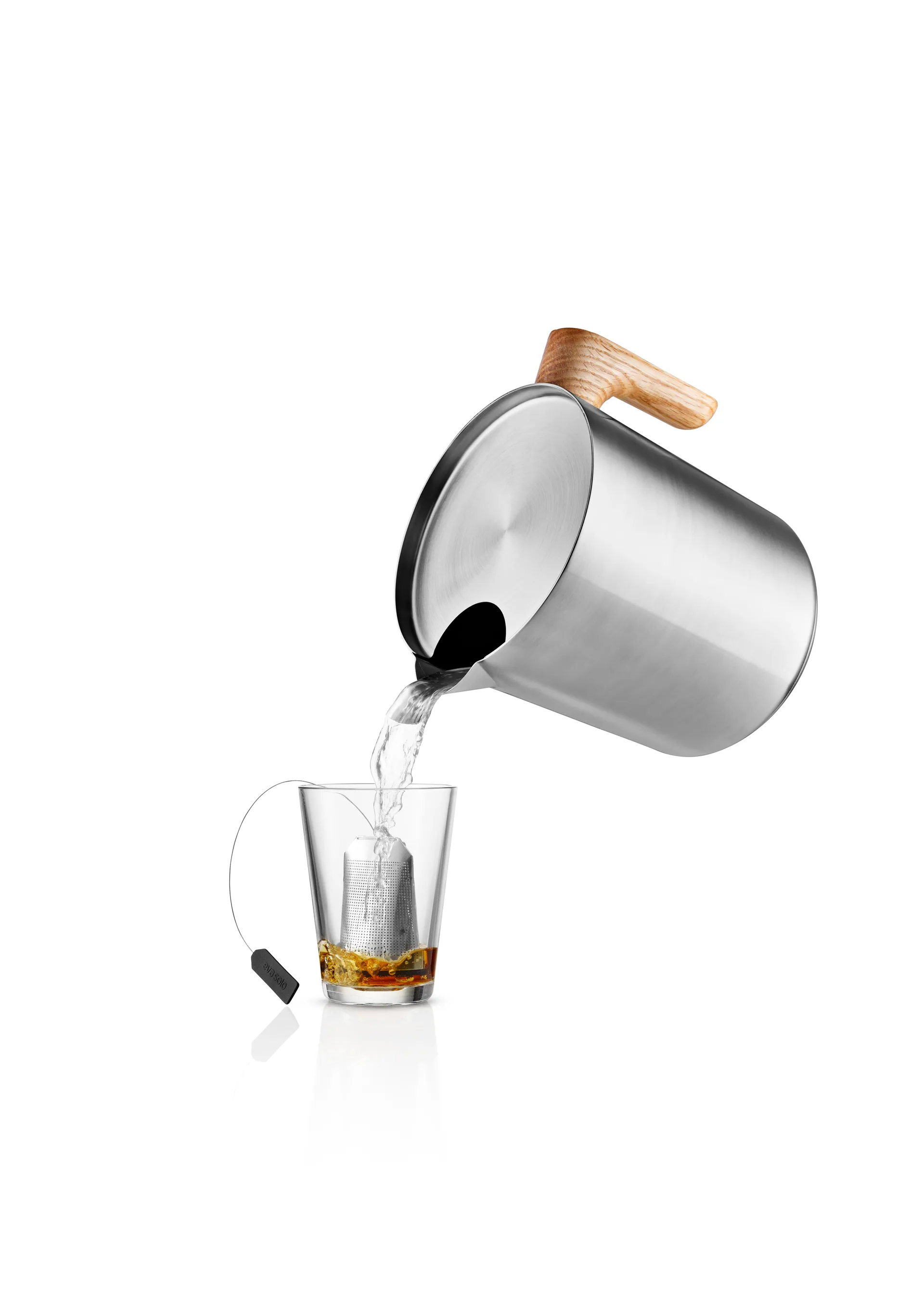 Nordic kitchen Induktionskanne 1 L, Gebürsteter Stahl Eva Solo