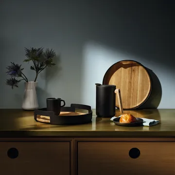 Nordic Kitchen Serviertablett - Schwarz, Ø35cm - Eva Solo