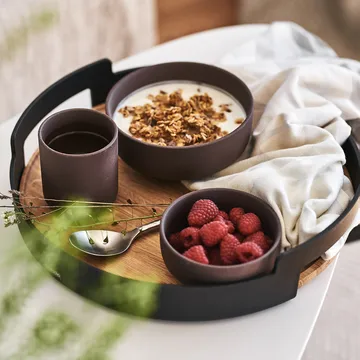 Nordic Kitchen Serviertablett - Schwarz, Ø35cm - Eva Solo