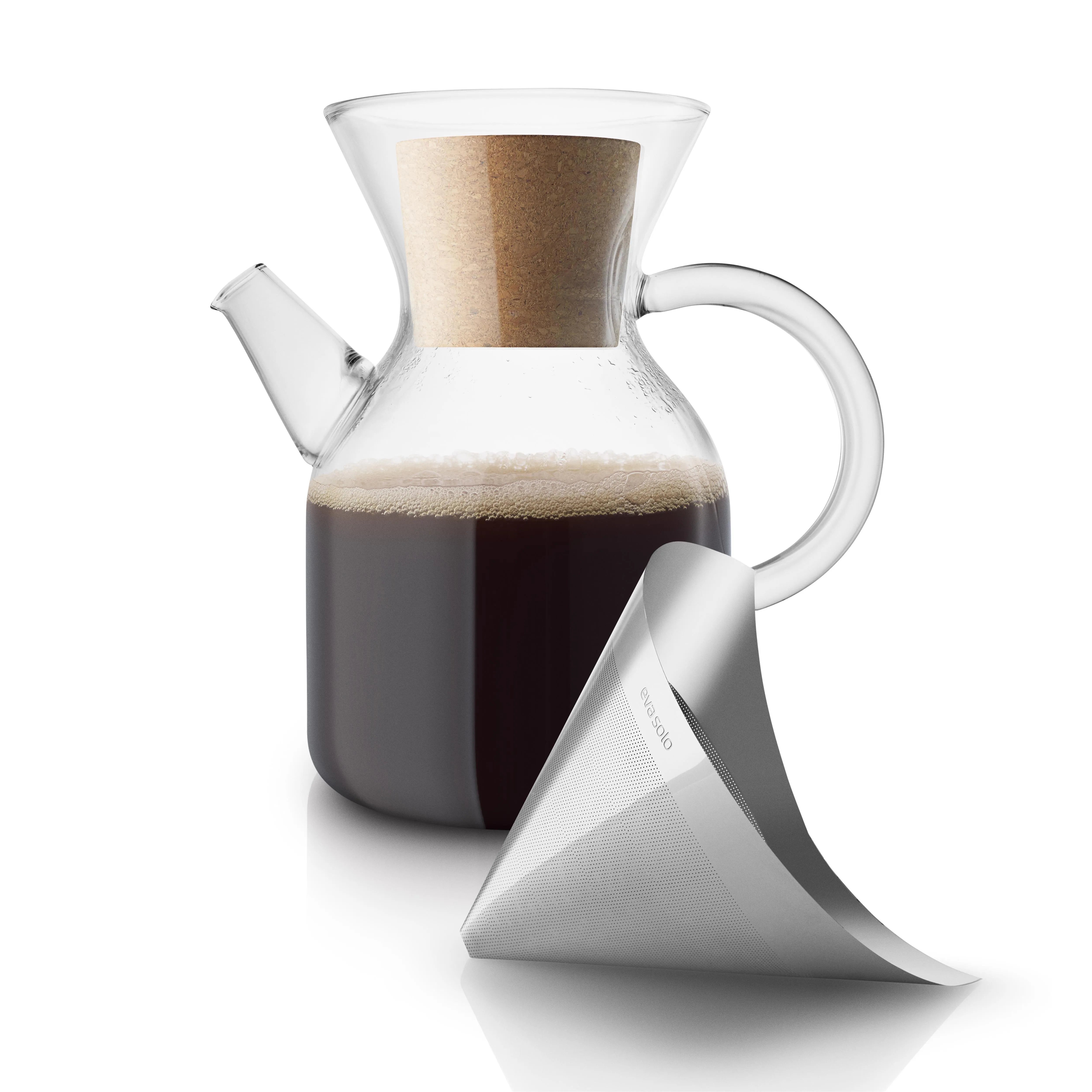 Cafetera Francesa Bodum Pour Over Negro 1 Litro