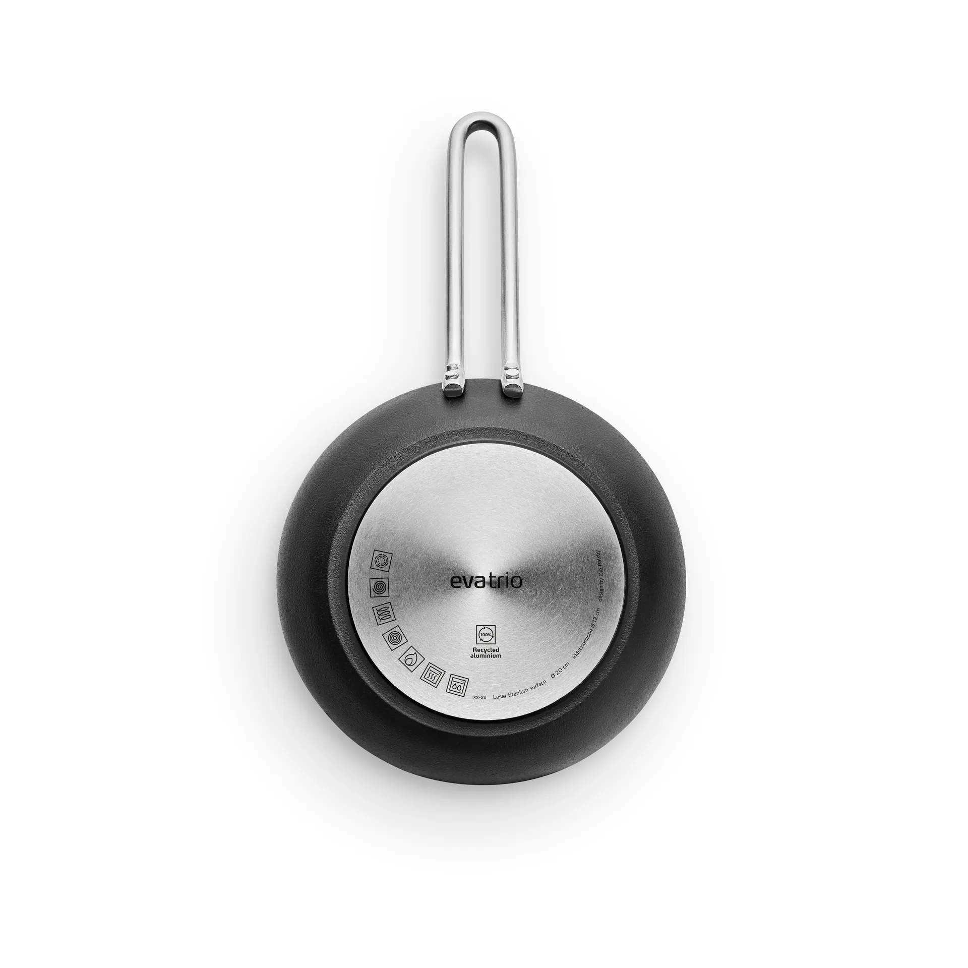 Professional Laser Titanium Slip-Let Bratpfanne, Black, Ø20 cm Eva Solo