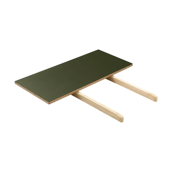 C35L Einlegeplatte 82x37 cm - Olive linoleum-oak nature waterbased laquer - FDB Møbler