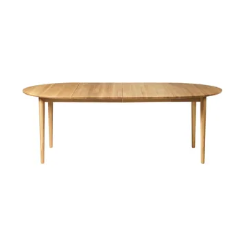 C62E Bjørk Esstisch 2-teilige Einlegeplatten - Oak solid oiled - FDB Møbler