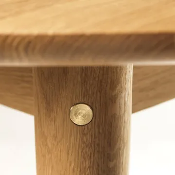 C62E Bjørk Esstisch 2-teilige Einlegeplatten - Oak solid oiled - FDB Møbler