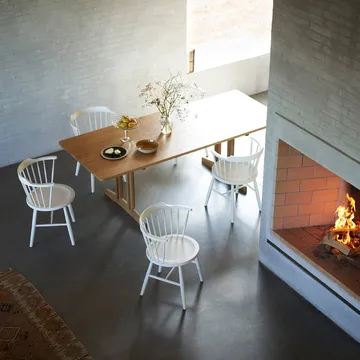 C64 Shaker Esstisch 90x220 cm - Oak solid oiled - FDB Møbler