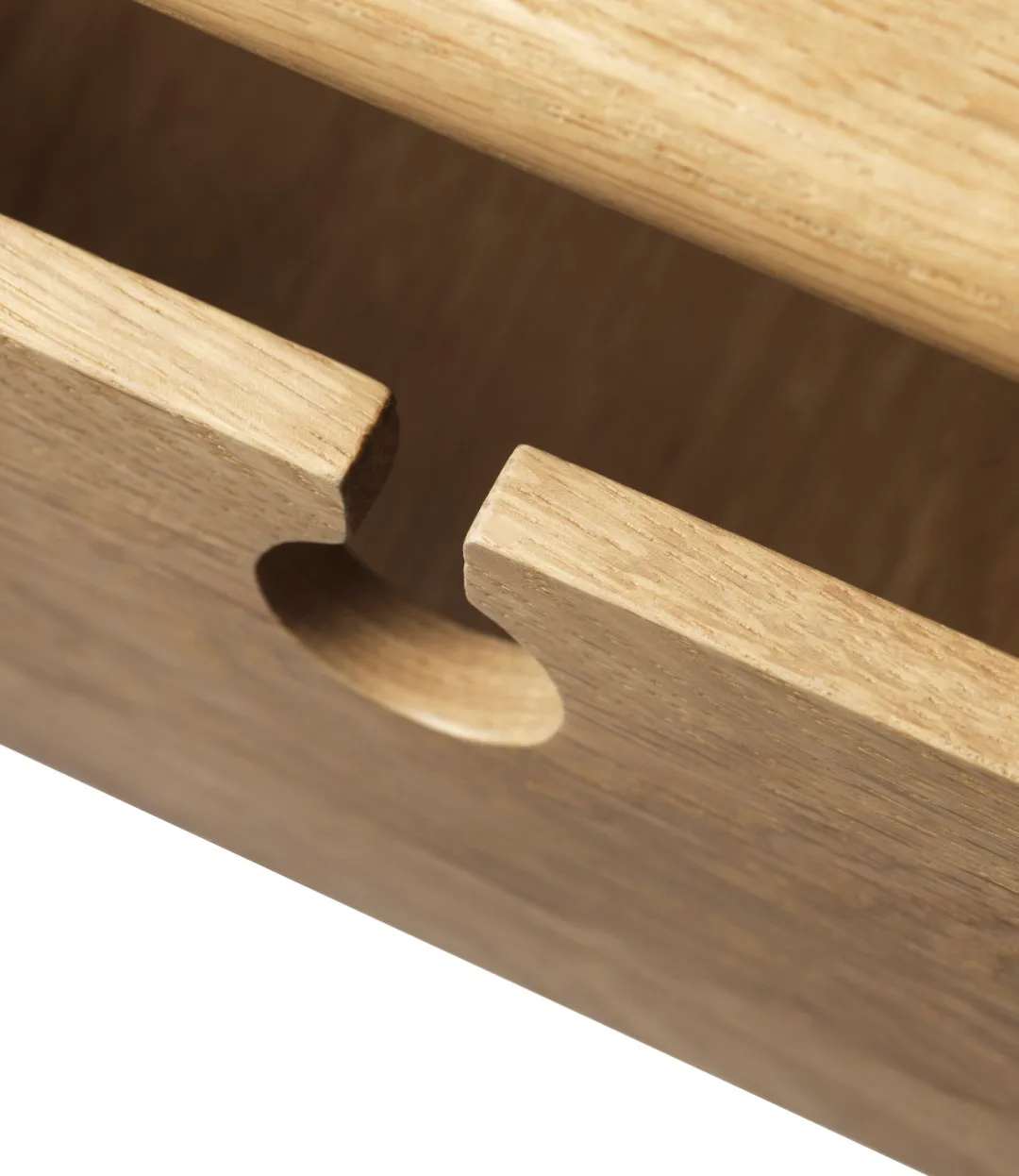 C67 Butler Schreibtisch, Oak nature lacquered, 60x156 cm FDB Møbler