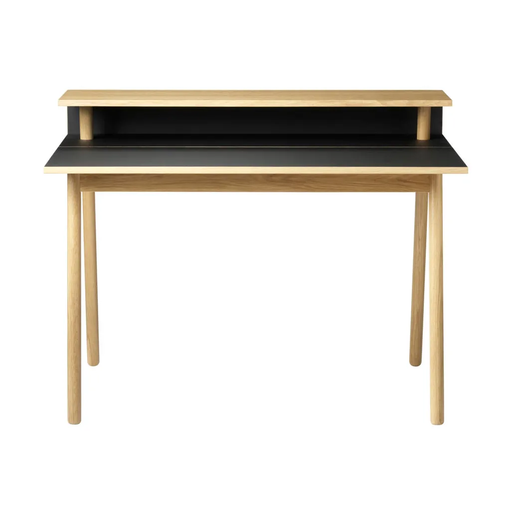 FDB Møbler C68 Nørrebro Schreibtisch Nero-oak nature lacquered
