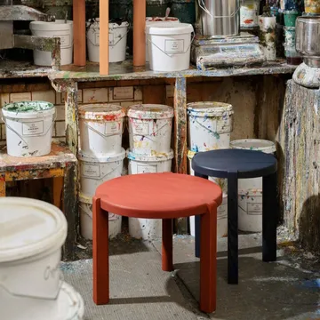 D108 Ragnesminde Beistelltisch Ø35 cm - Midnight blue - FDB Møbler