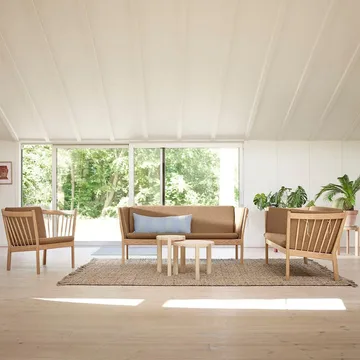 D108 Ragnesminde Beistelltisch Ø35 cm - Natur - FDB Møbler