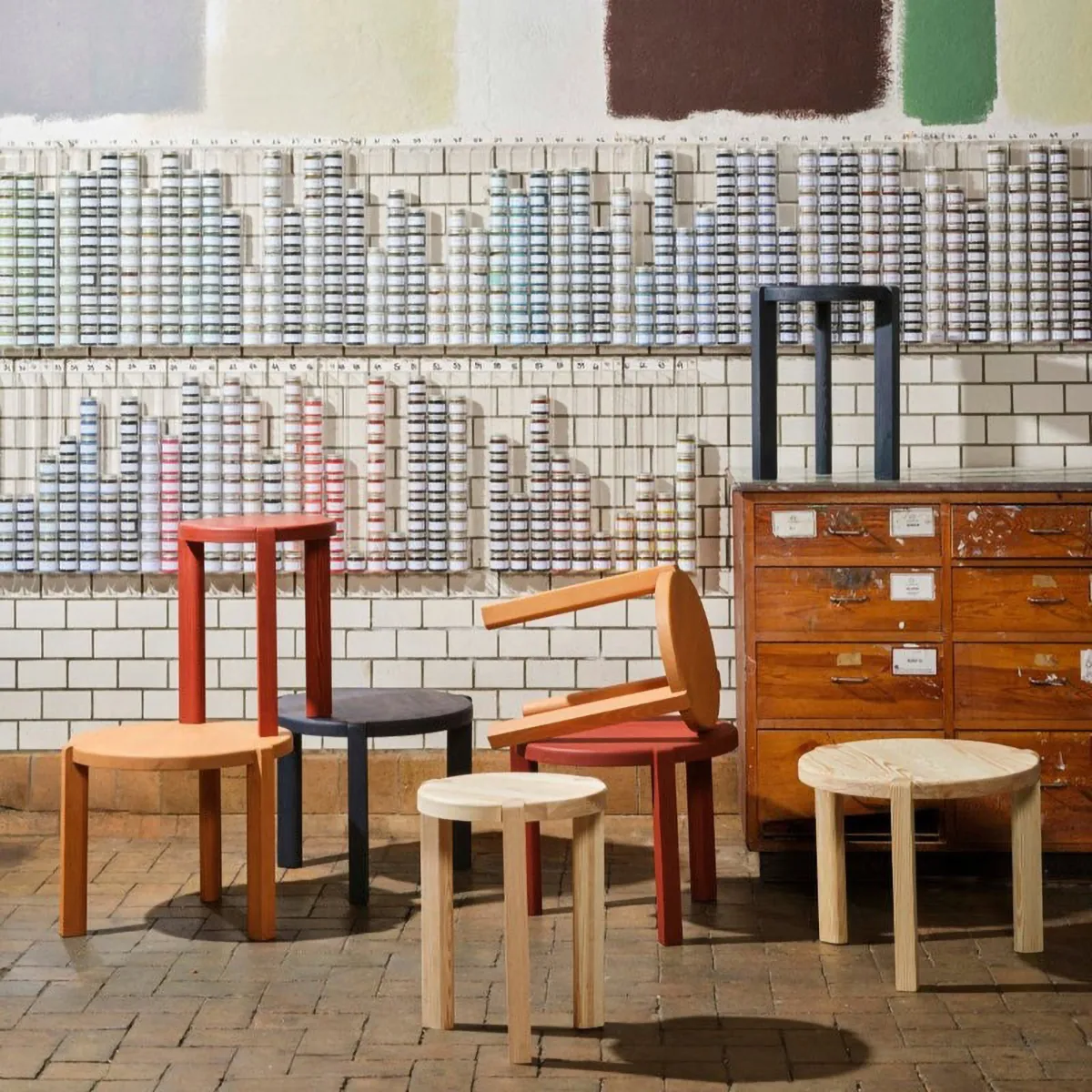 D108 Ragnesminde Beistelltisch Ø35 cm, Natur FDB Møbler