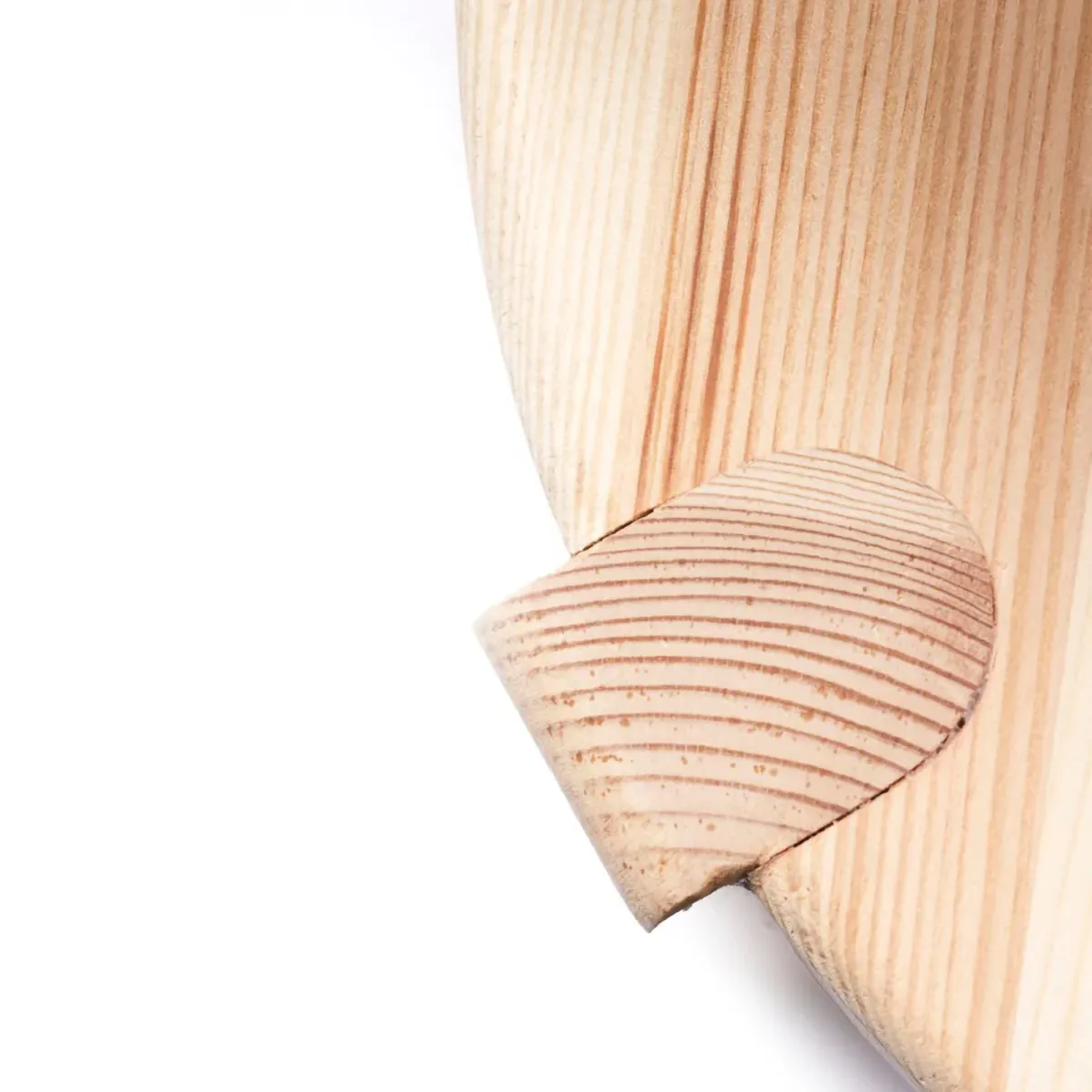 D108 Ragnesminde Couchtisch Ø48 cm, Pine untreated FDB Møbler