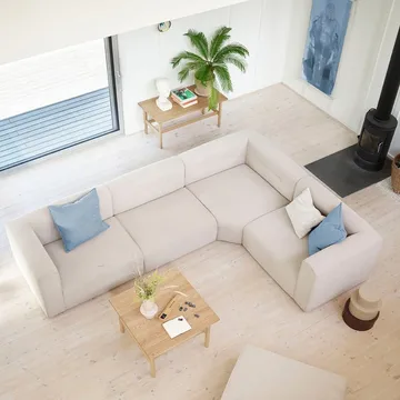 D33 Couchtisch 60x120 cm - Oak solid oiled - FDB Møbler