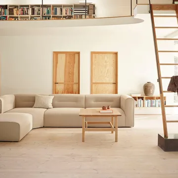 D33 Couchtisch 80x80 cm - Oak solid oiled - FDB Møbler