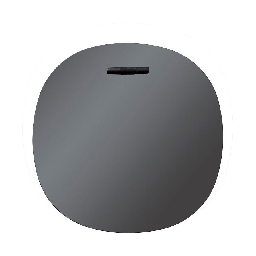 FDB Mobler I4 Birkso Wandspiegel Oak black painted toned o50 cm