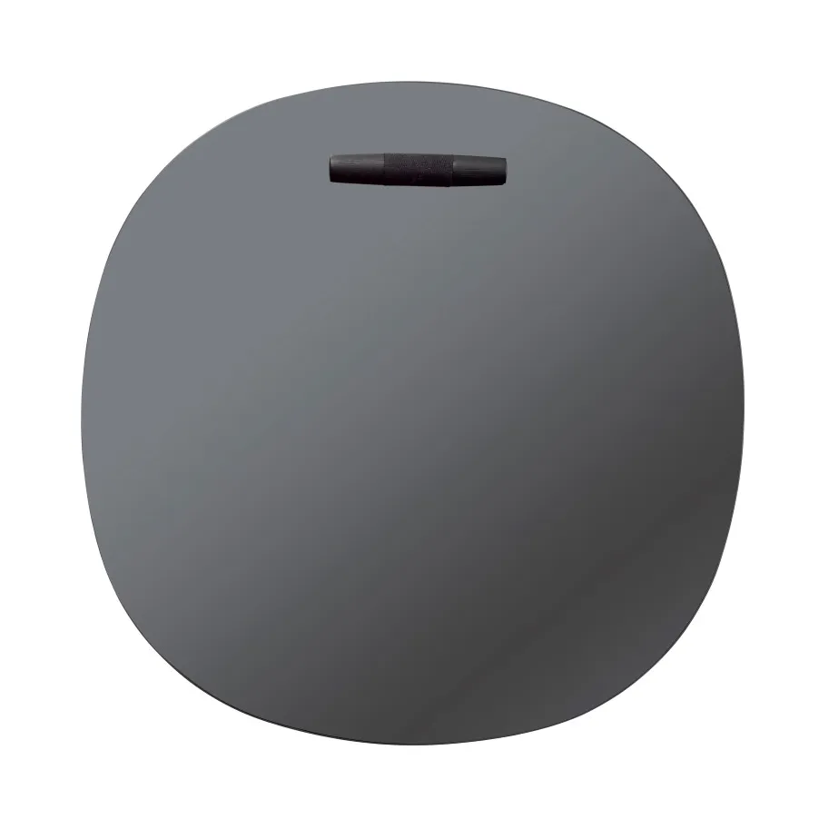 I4 Birksø Wandspiegel, Oak black painted toned Ø70 cm FDB Møbler