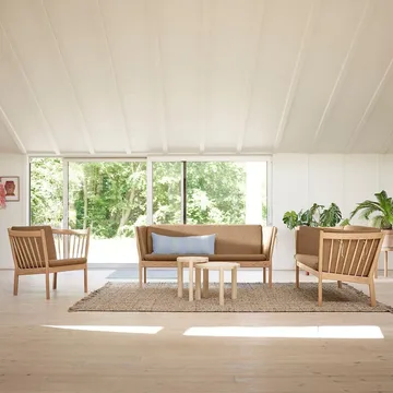 J146 Sessel - Oak lacquered-brown - FDB Møbler