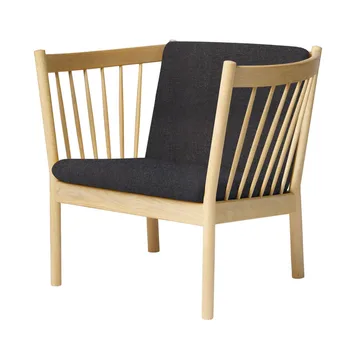 J146 Sessel - Oak lacquered-dark grey - FDB Møbler