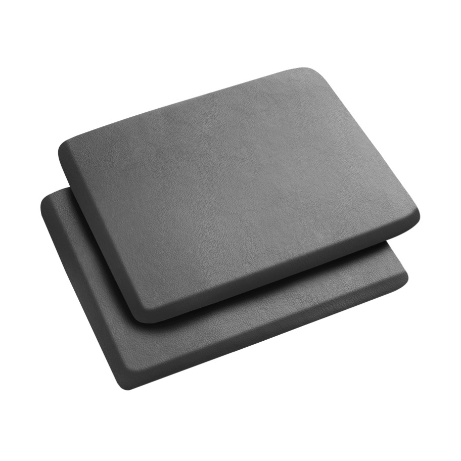 FDB Mobler J146 Sitzkissen Black leather | Skandinavisches Design | Sitzkissen & Stuhlkissen | Schwarz