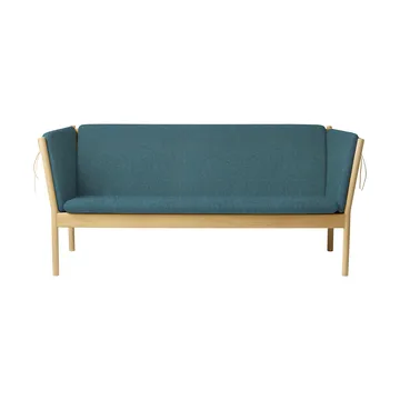 J149 Sofa - Stoff grün lackierte Eiche, 3-Sitzer - FDB Møbler