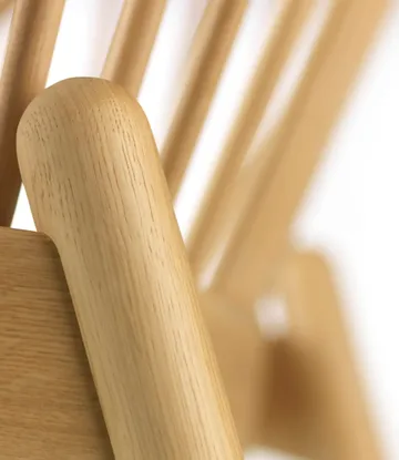 J166 Jørna Stuhl - Oak lacquered-beige - FDB Møbler