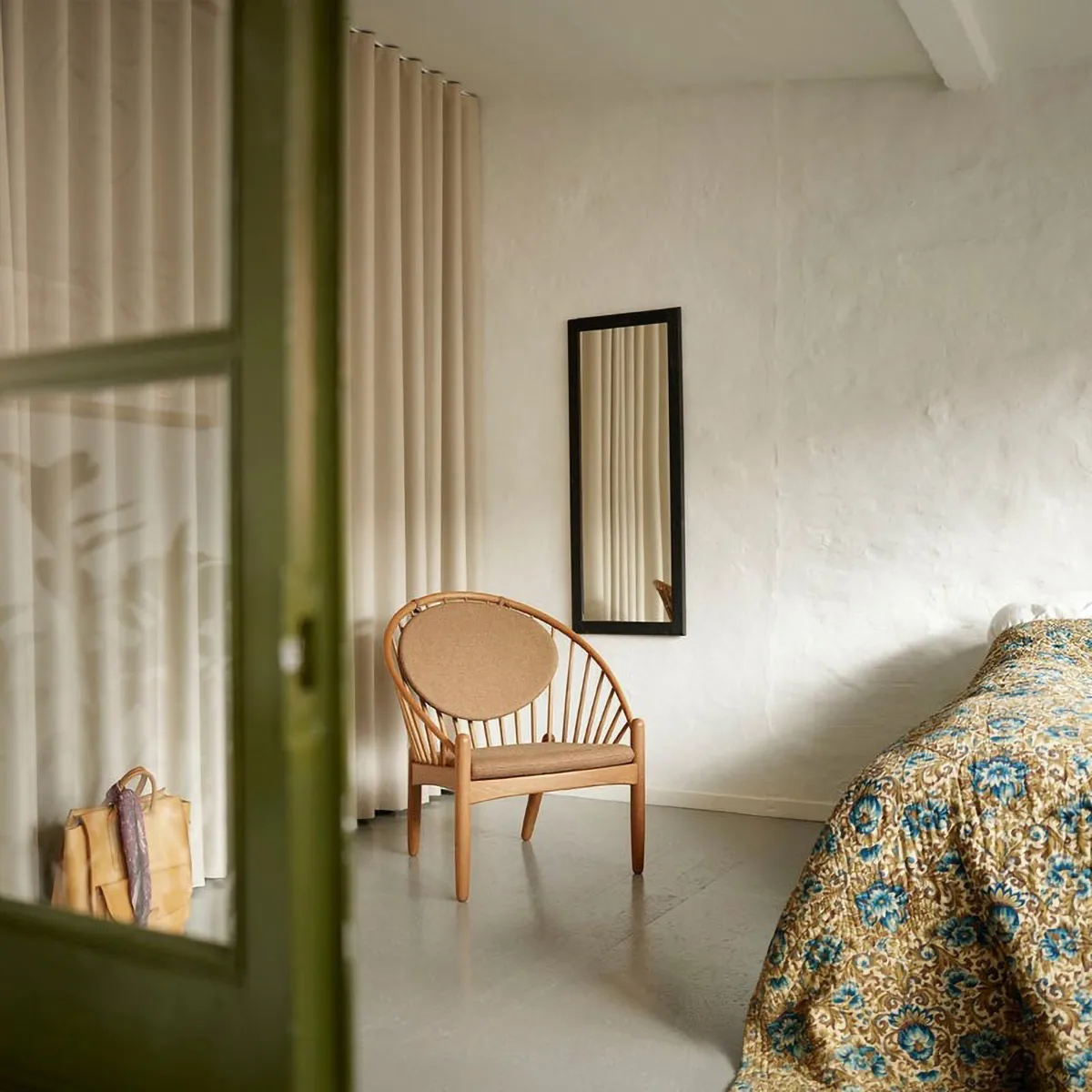 J166 Jørna Stuhl, Smoked oak-brown FDB Møbler