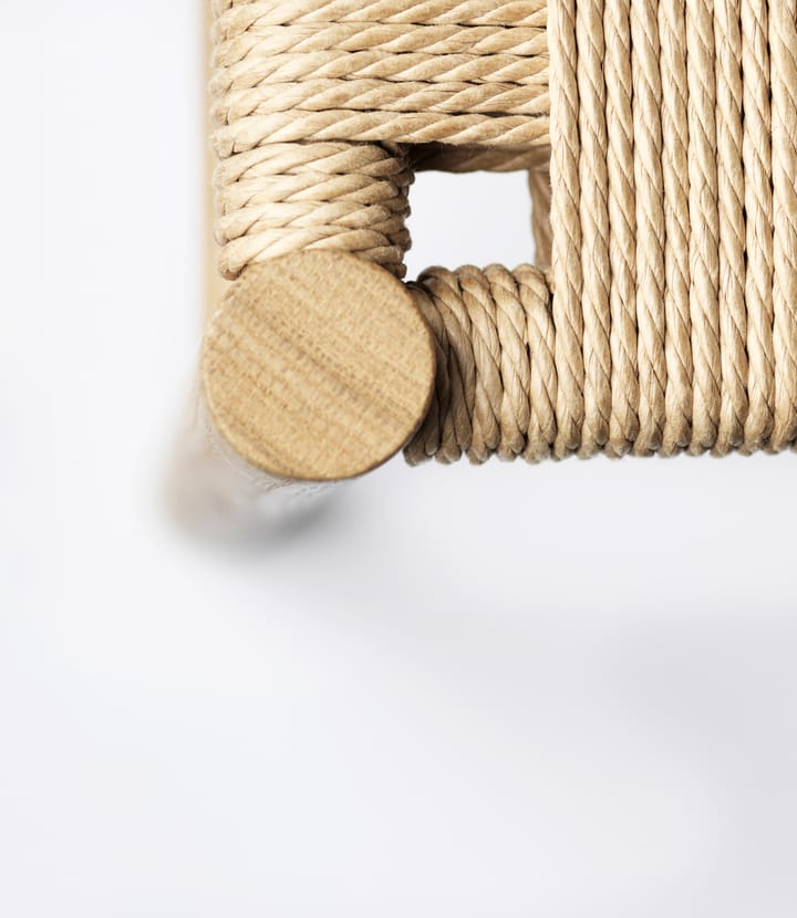 J178 Lønstrup Stuhl v2, Oak nature lacquered-papercord FDB Møbler