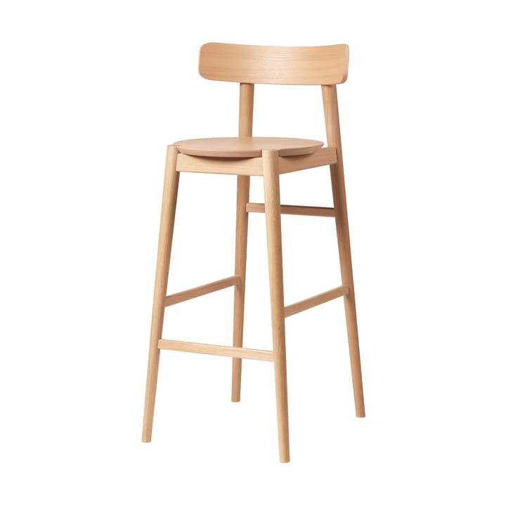 J184 Øst Barhocker 75 cm, Oak nature lacquered FDB Møbler