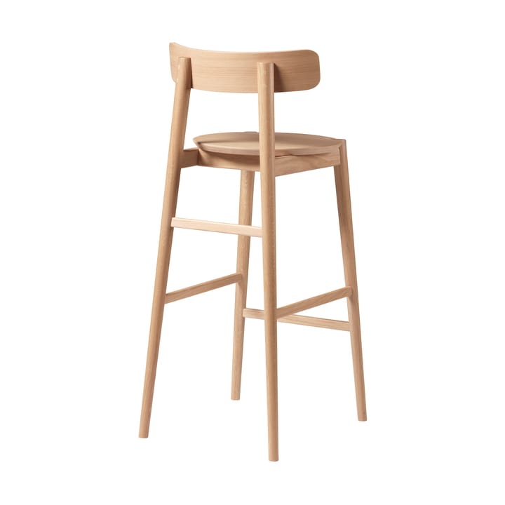 J184 Øst Barhocker 75 cm, Oak nature lacquered FDB Møbler