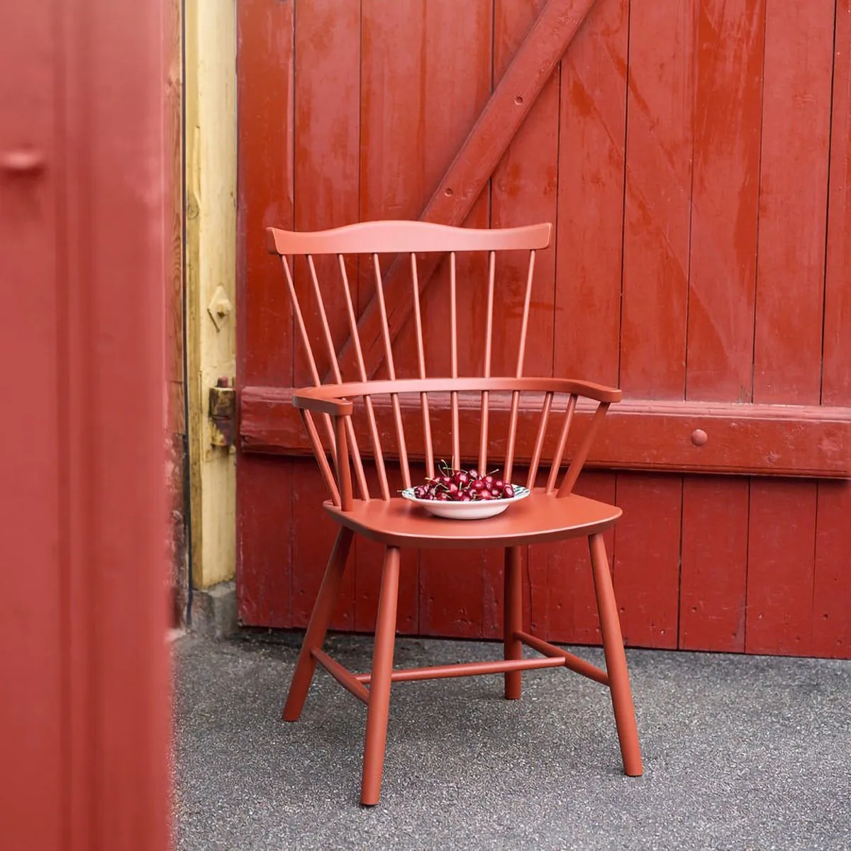 J52B Stuhl, Brick red FDB Møbler