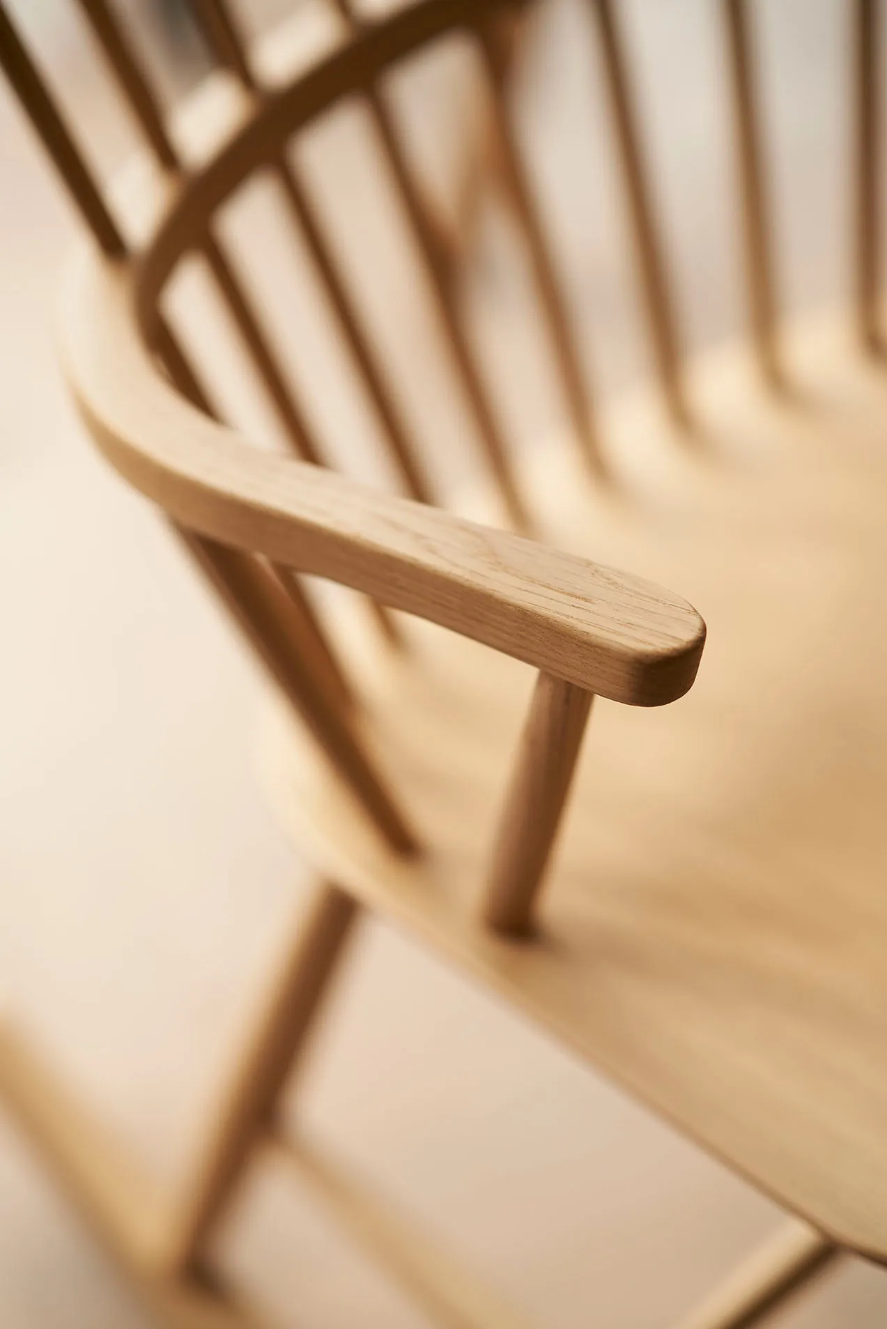 J52G Schaukelstuhl, Oak Nature Oil FDB Møbler