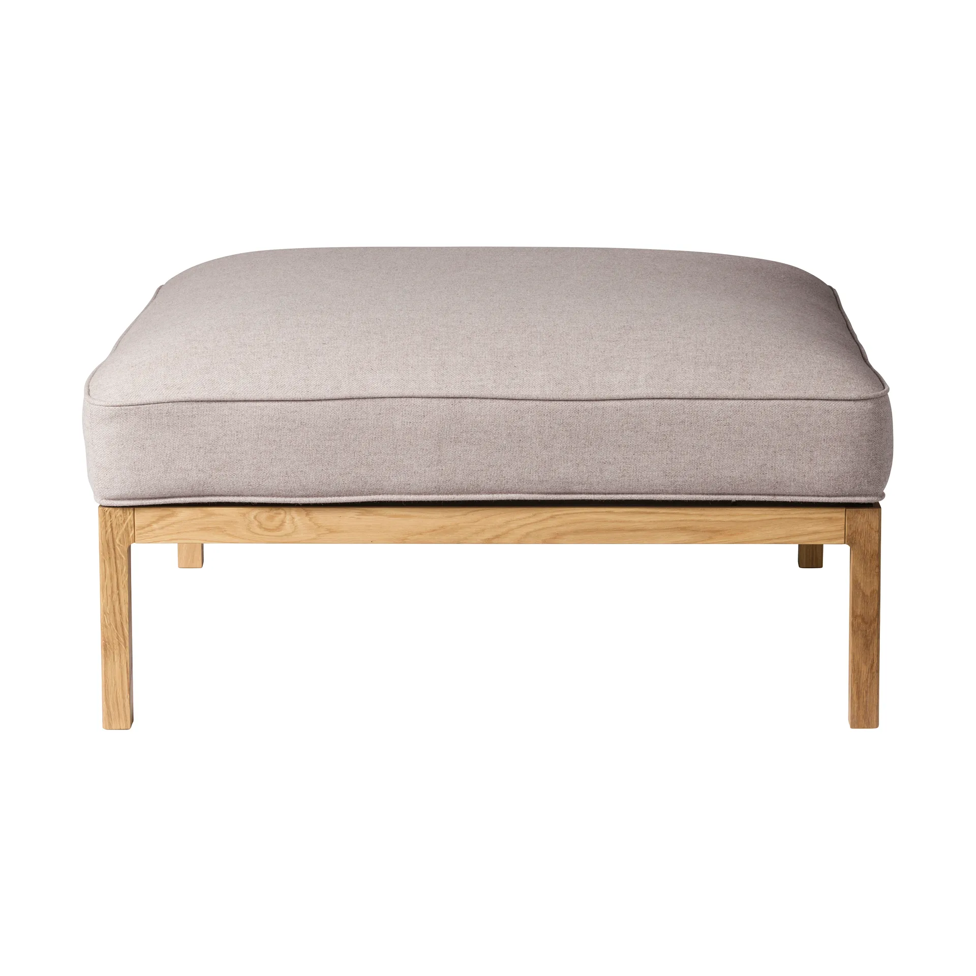 L37 7-9-13 Sofamodul Pouf 90 cm, Stone-lacquered oak FDB Møbler