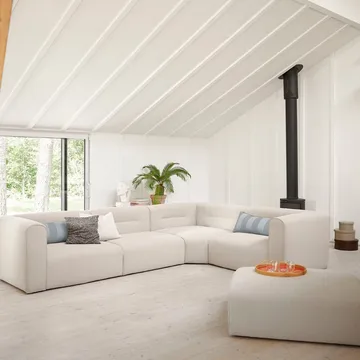 L44 Mols Sofa-Modul Mittelteil - Beige - FDB Møbler