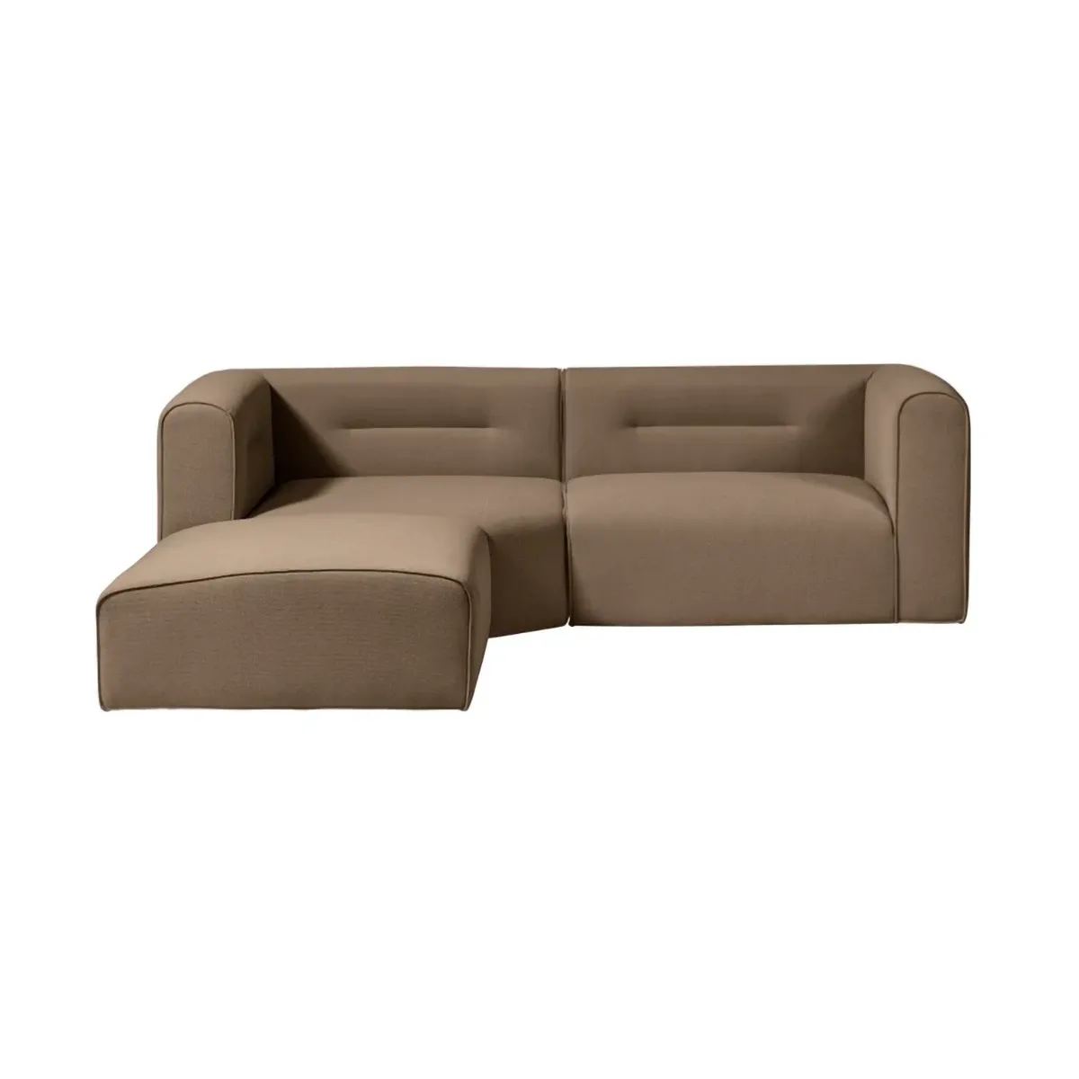 L44 Mols Sofa-Modul Pouf, Taupe FDB Møbler