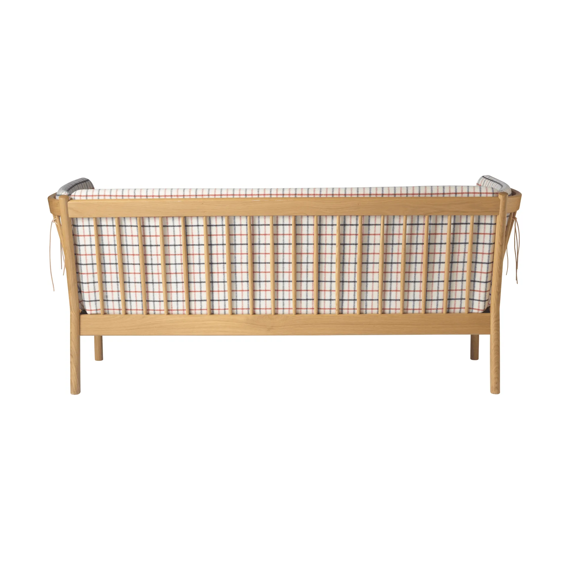 L45 MK154 Sofa, Lackierte Eiche-Stoff beige FDB Møbler