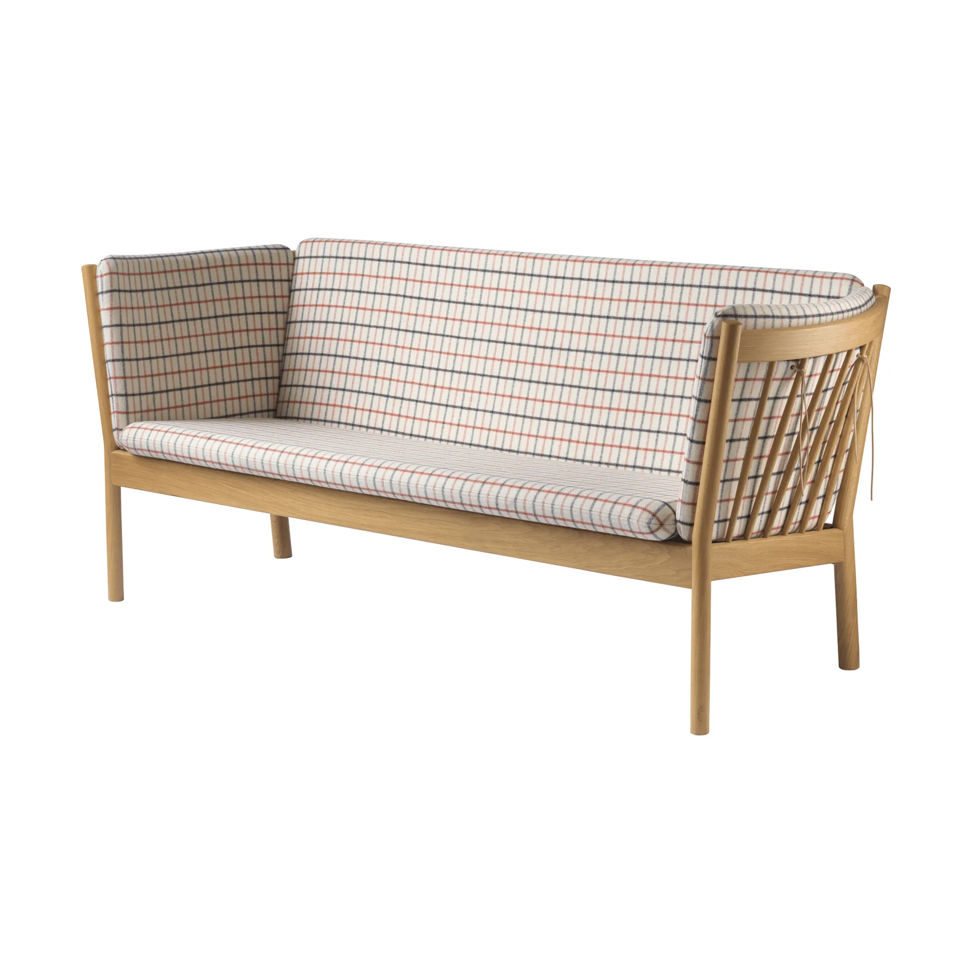 L45 MK154 Sofa, Lackierte Eiche-Stoff beige FDB Møbler