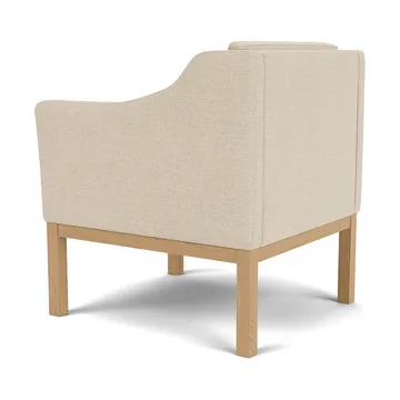 L46 MK155 easy chair Sessel - Lackierte Eiche-Stoff beige - FDB Møbler