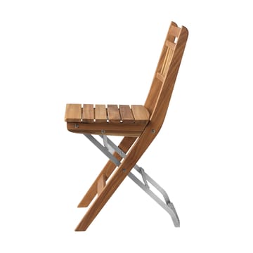 M23 Lilleø Balkonstuhl - Teak-rostfreier Stahl - FDB Møbler
